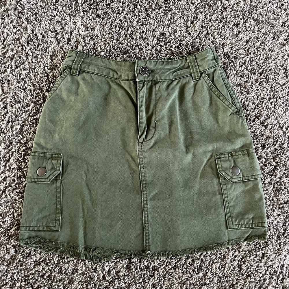 Aeropostale Green Mini Skirt